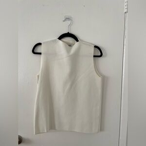 Elegant White Sleeveless Top